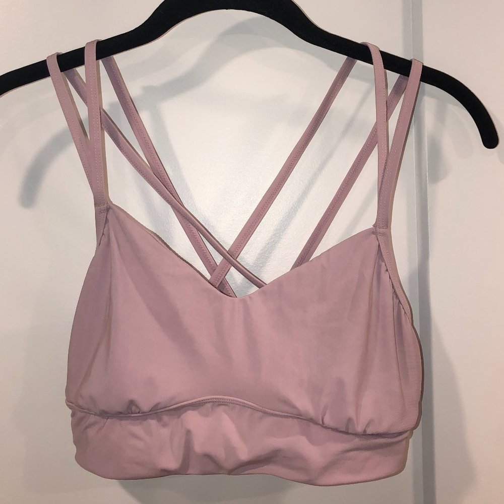 Women's Low Support Strappy Longline Bra
